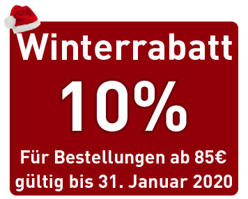 Winterrabatt 10% ab 85 �