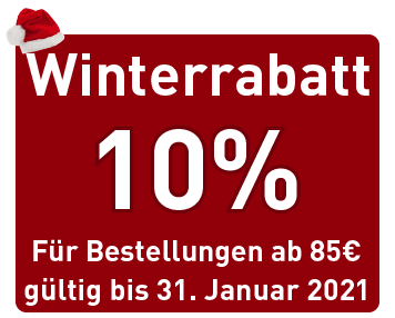 Winterrabatt 10% ab 85 �