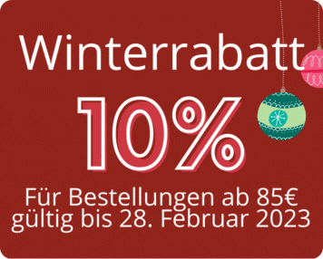 Winterrabatt 10% ab 85 €