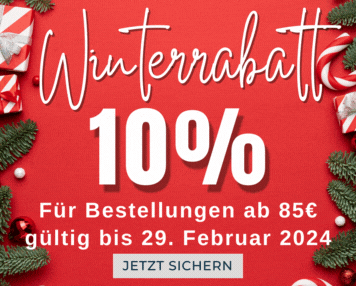 Winterrabatt 10% ab 85 