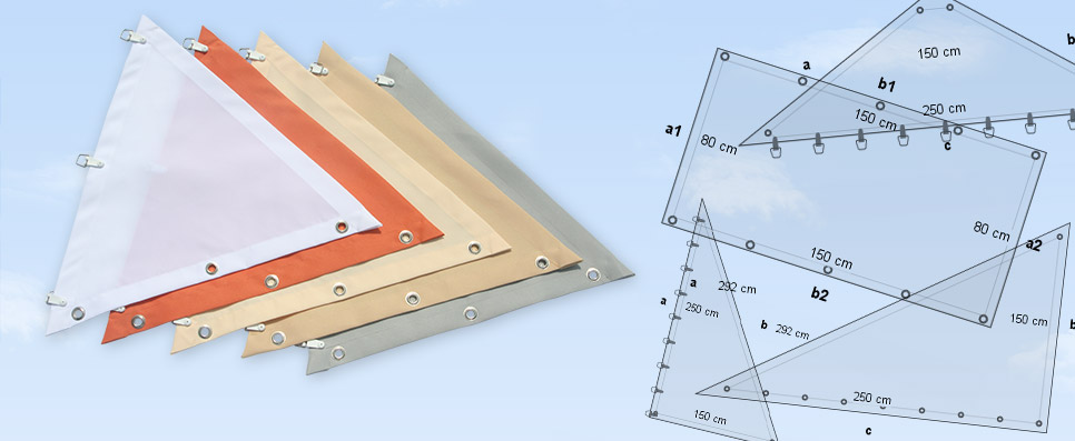 Sonnensegel Dreieck günstig online kaufen bei Sonnensegel nach Maß
